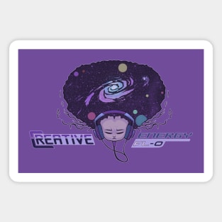 WEIRDO - Crative Energy Flo - Universe - Full Color - Purple Magnet